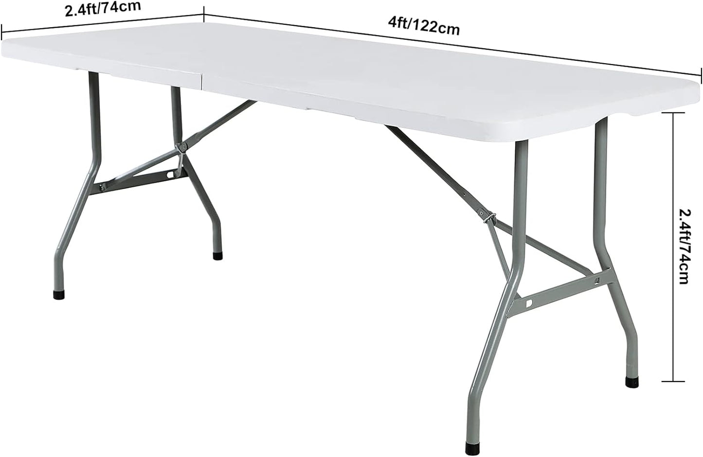 4Pack Spandex Waterproof Table Covers 4ft，Spandex 4ft Waterproof Table Cover for Party,Wedding, Banquet, and Events(Purple)