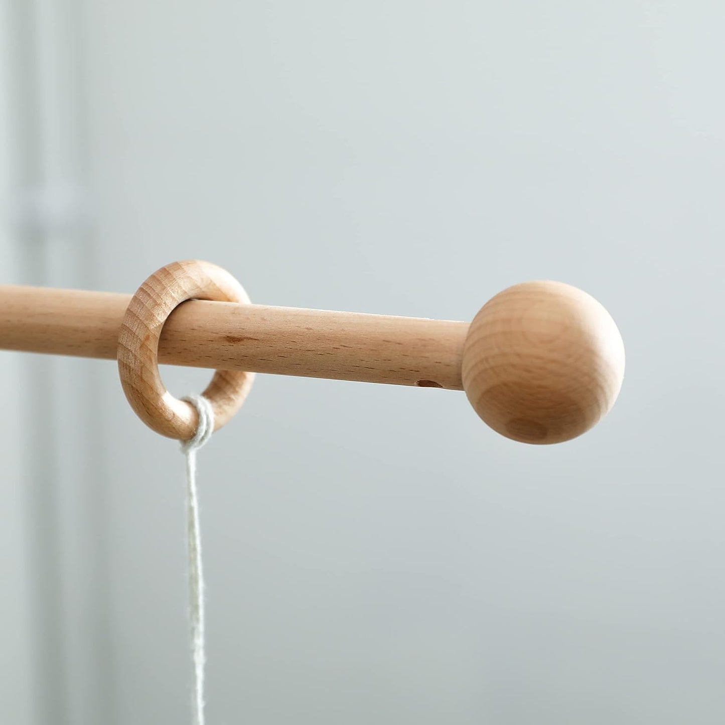 Baby Crib Mobile Arm,HBM Wooden Mobile Arm for Crib Mobile Hanger for Crib Baby Girl Nursery Decor