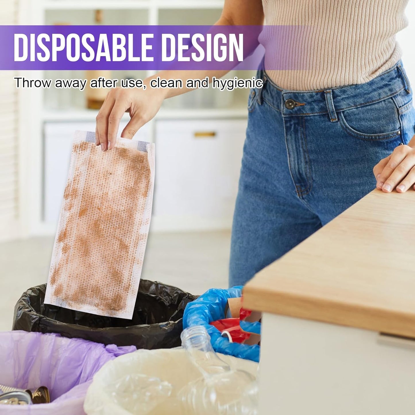 Mopping Pad Refill for Wet Jet Mop, Disposable Multi Surface Wetjet Hardwood Floor Cleaner Spray Mop Pads Refills, Thickness & Absorbent (120)