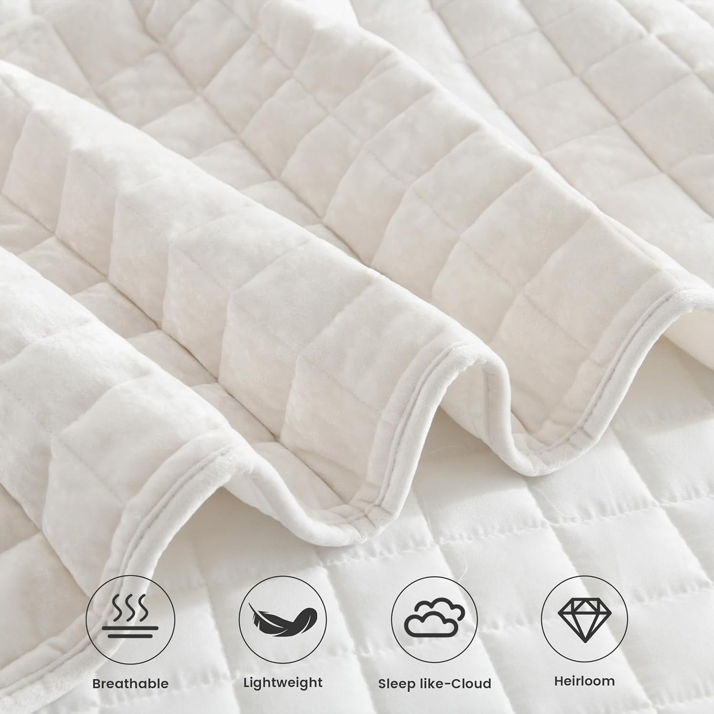 Secgo Queen Comforter Set for Bed - Velvet Quilts Queen Size, Black Bedspreads (90 * 98 Inch) with 2 Pillow Shams, Patchwork Reversible Lightweight Bedding