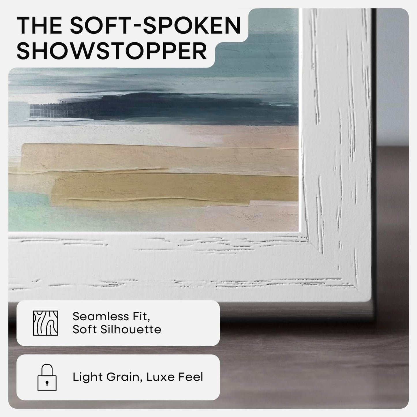 Homeforia 16x20 White Picture Frame, High End Oak 16x20 White Wood Frame with Mat 11x14 Photo, 16 x 20 Wooden Poster Frames Matted to 11 by 14, 20x16 Hanging Frames, Tempered Glass, Wall Kit, Set of 1