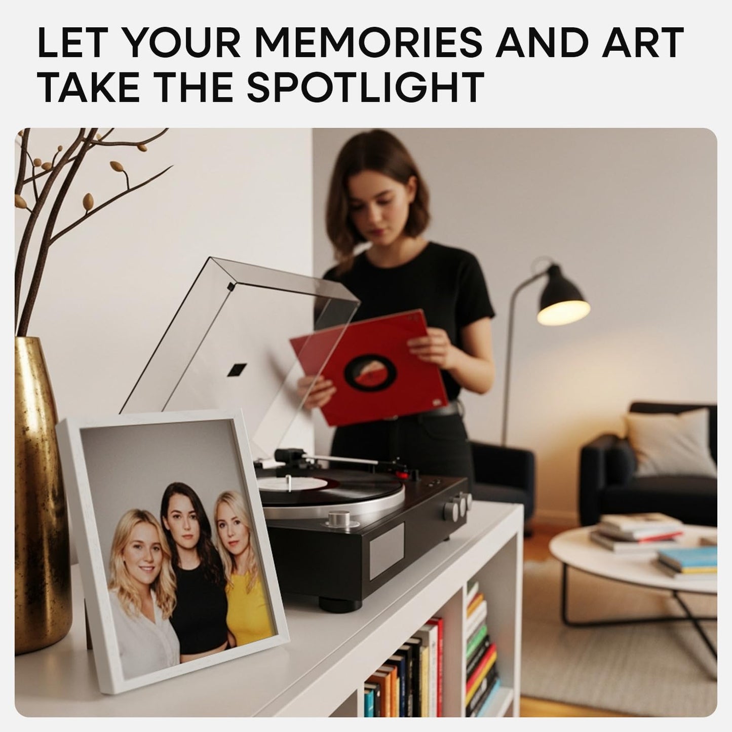 Homeforia 8x10 Picture Frame White, High End Oak 8 x 10 Wooden Frames with Mat 5 by 7 Print, 8x10 Wood Frame Matted to 5x7 inch Photo, 8by10 Wall or Tabletop Frames, Tempered Glass, Wall Kit, Set of 1