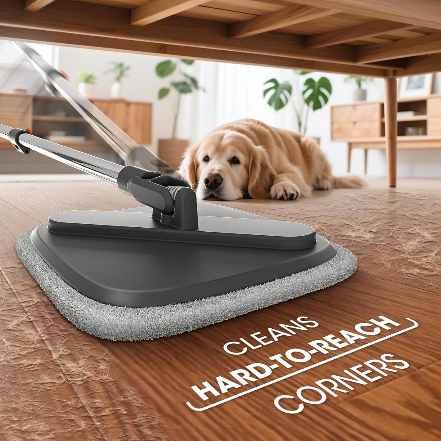 Mop and Bucket Set, Spin Mop with Separate Dirty Water System, Deep-Cleaning Mops for Floors, Versatile Mops for Walls