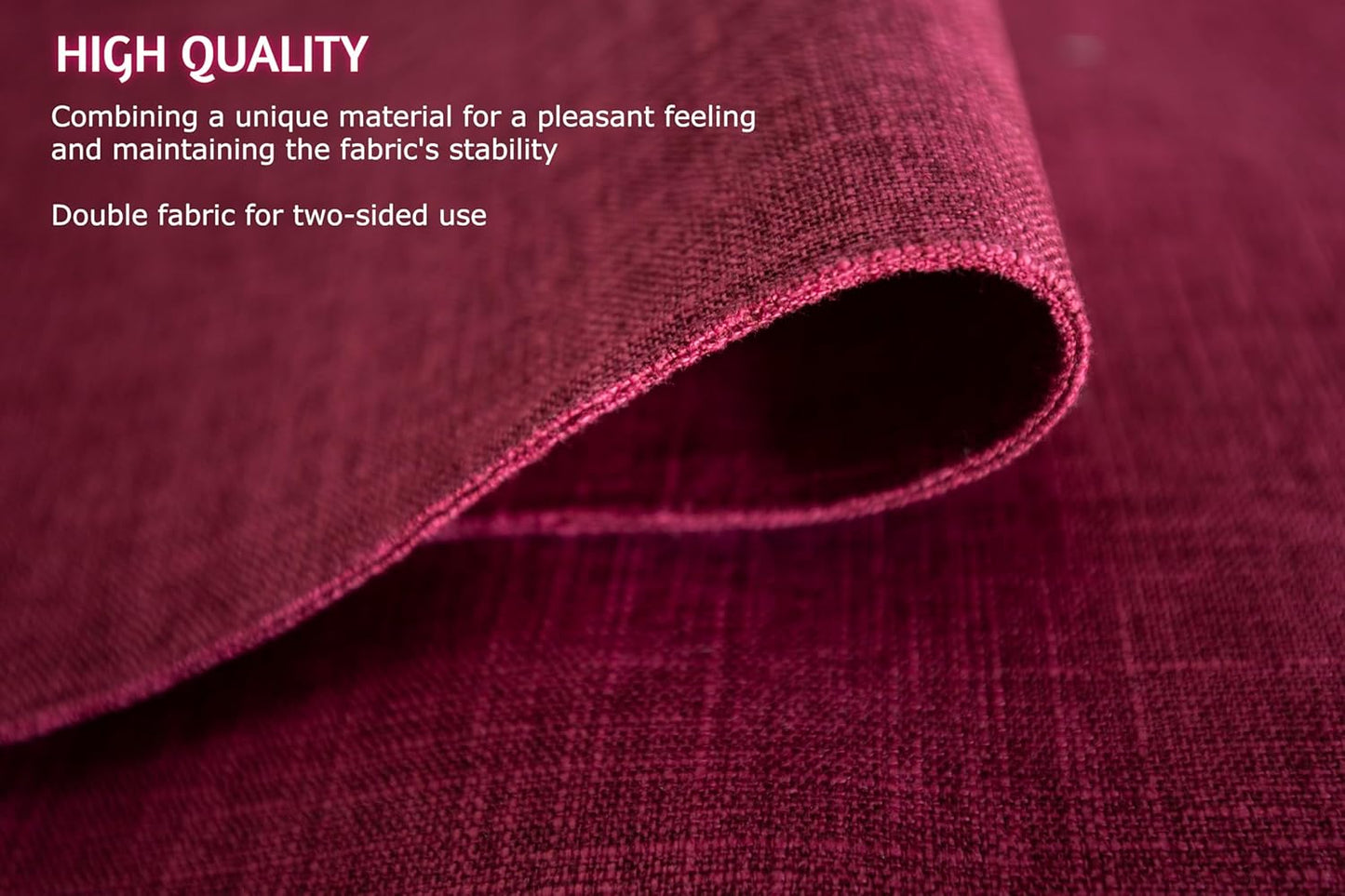 Placemat Set-Washable Place Mats for Parties-Elegant Table Mats for Kitchen Table, Set of 4 Dining Table Placemats-Heat-Resistant Cloth Placemats for Indoor and Outdoor,13x19-Burgundy Purple