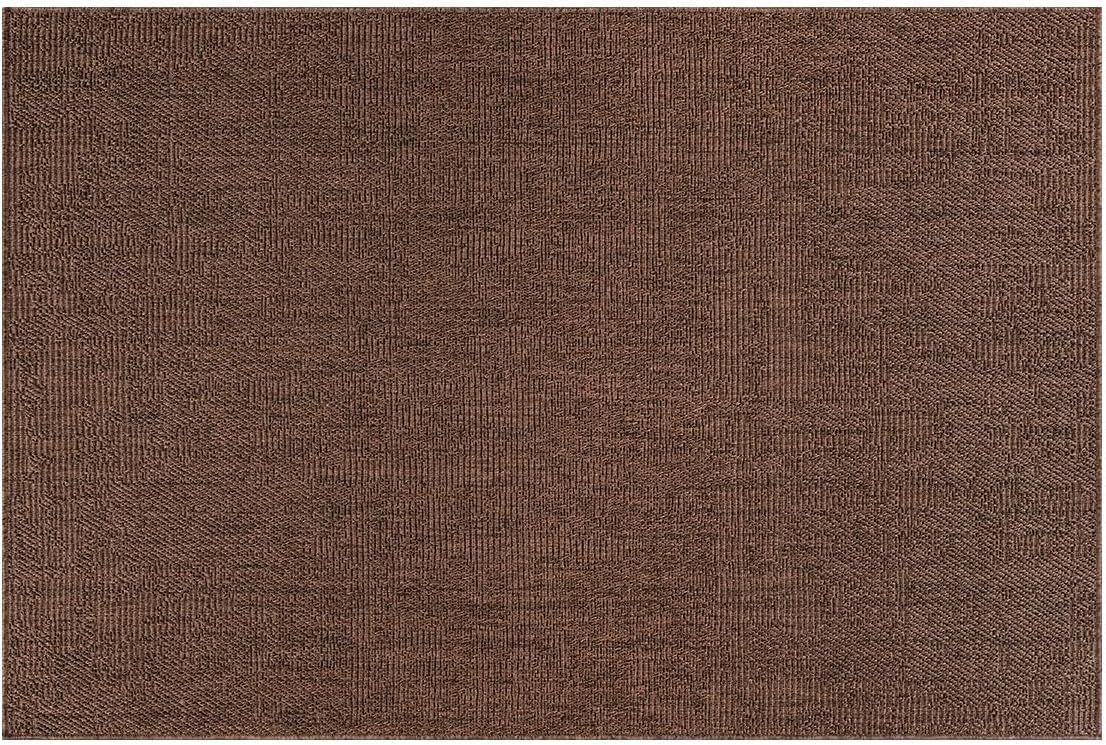 CAMILSON Easy Jute Rug 2x3, Indoor Outdoor Brown Color Fiber Area Rugs for Living Room and Kitchen Rug, Solid Boho Woven Design, Easy-Cleaning, Washable Outside Carpet Alfombras (2 x 3)