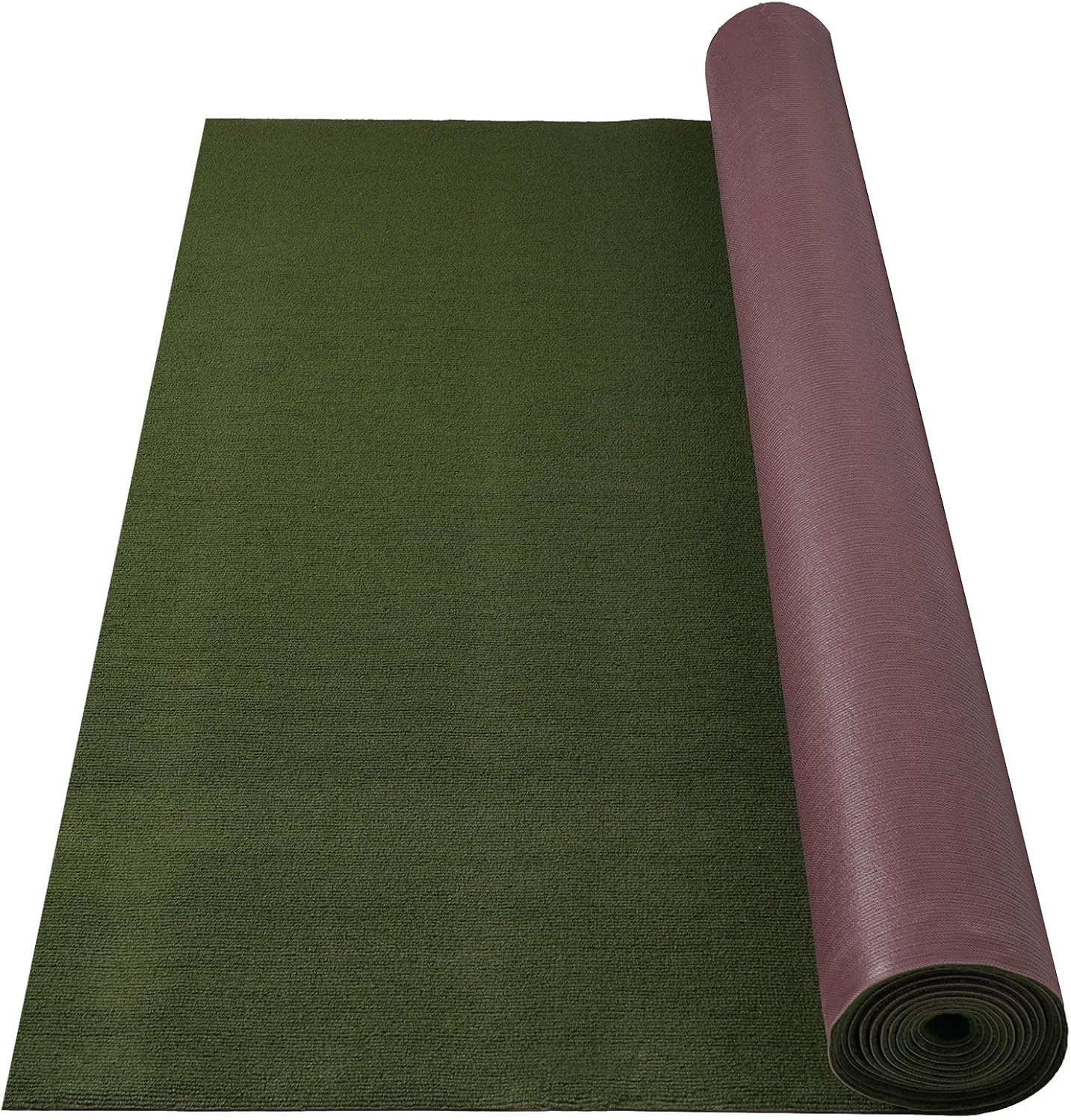 Marine Carpet,6 FT x 23 FT Olive Green Indoor Outdoor Carpet 0.2" Thick with Water-Proof TPE Backing, Non-Slide for Home, Patio, Porch, Deck