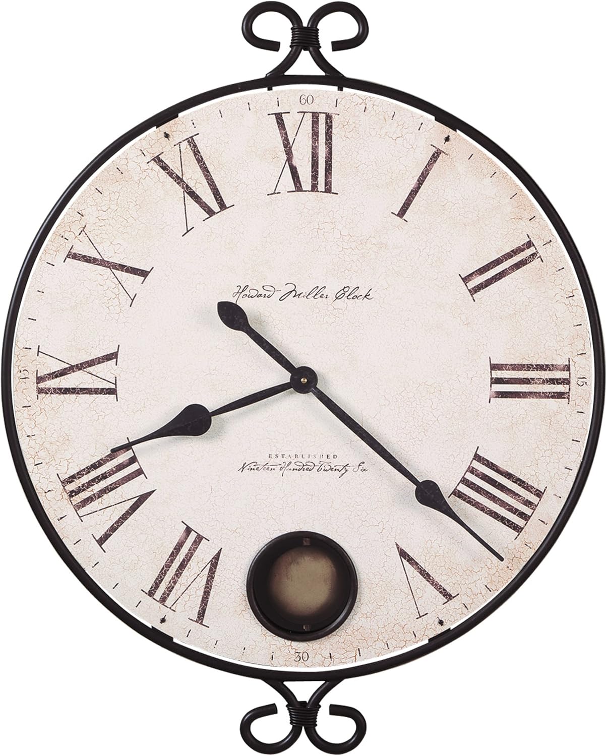 Howard Miller Magdalen Wall Clock – Exquisite Antique Decorative Analog Clock with Quartz Movement, Perfect for Room Decor, Bedroom Decor, Kitchen Clock, Office Wall Decor & Farmhouse Charm
