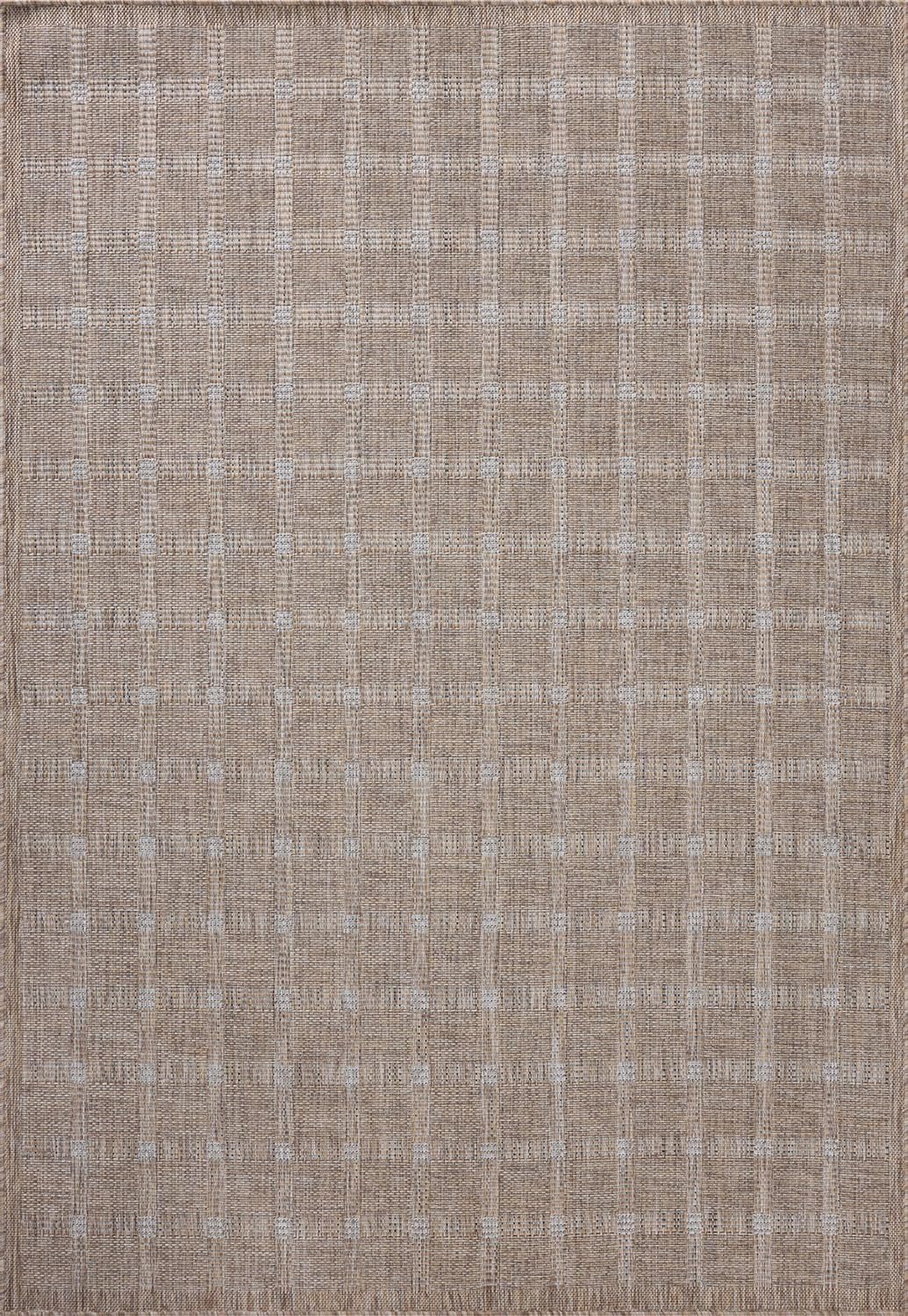 Loloi Amber Lewis Topanga Collection TOP-01 Natural/Bone 6'-7" x 9'-4" Indoor/Outdoor Area Rug