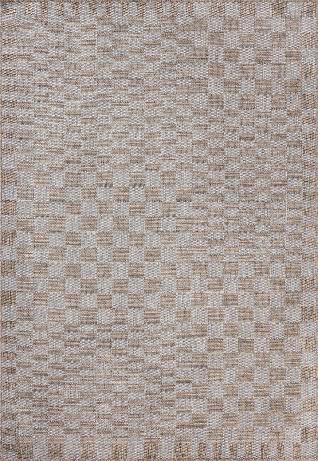 Loloi Amber Lewis Topanga Collection TOP-03 Natural/Dove 7'-10" x 10' Indoor/Outdoor Area Rug